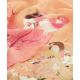 Шарф TRAUM 2495-29 розовый с птичками