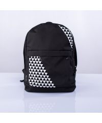 Черный рюкзак с треугольниками mini Р4