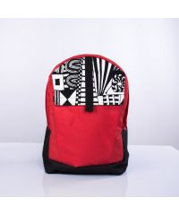 Черно-красный рюкзак с орнаментом Р6
