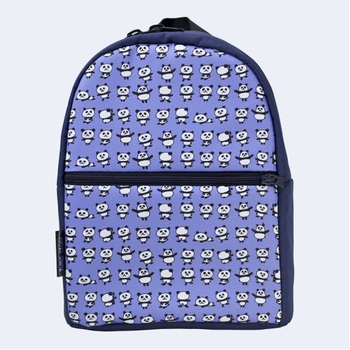 Детский синий рюкзак с пандами TWINSSTORE Р69
