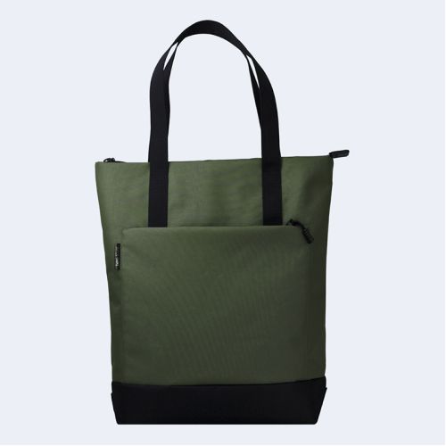 Зеленая сумка шоппер TWINSSTORE Ш149
