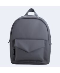 Темно-серый кожаный рюкзак TWINSSTORE Р53