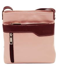Женская кожаная сумка VATTO Wk13 N6.5 розовая