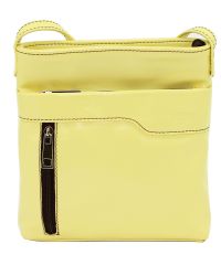Женская кожаная сумка VATTO Wk13 N8 желтая