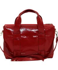 Женская кожаная сумка VATTO Wk23 Napl3 красная