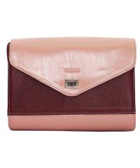 Женская кожаная сумка VATTO Wk4 Fl4N6 розовая
