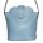 Женская кожаная сумка Wk49 Sp5 голубая