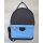Рюкзак с шипами черный c голубым 43402