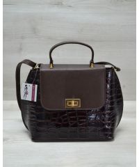 Женская сумка-клатч коричневая 61410