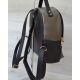 Рюкзак с шипами черный с металиком 43401