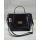 Женская сумка-клатч черная кроко 61408