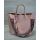 Женская сумка два в одном пудрового цвета 23305