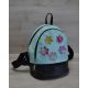 Молодежный рюкзак «Цветочки» голубой 42303