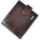Мужской кожаный кошелек PRA09717 коричневый
