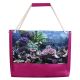 Пляжная сумка XYZ Holiday 2224 аквариум малиновая