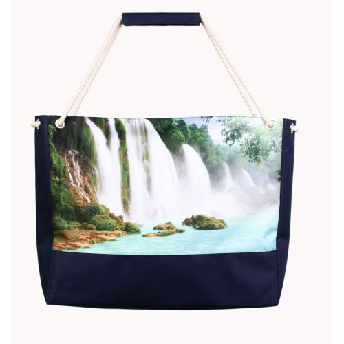 Пляжная сумка XYZ Holiday 2231 водопад синяя
