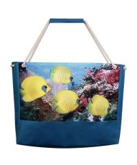 Пляжная сумка XYZ Holiday 2241 рыбы лимонные