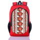 Городской рюкзак XYZ New Design РГ18302 Орнамент Цветы красный